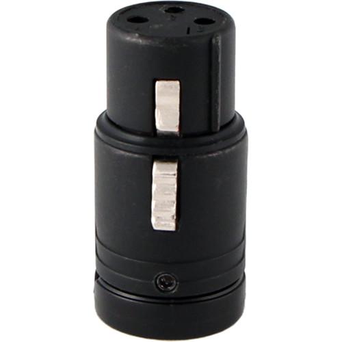 Cable Techniques CT-LPXLR-3F-K Low-Profile XLR 3-Pin Female Connector with Adjustable Side Cable-Exit