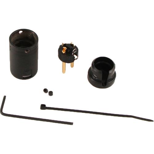 Cable Techniques CT-LPXLR-3M-K Low-Profile XLR 3-Pin Male Connector with Adjustable Side Cable-Exit