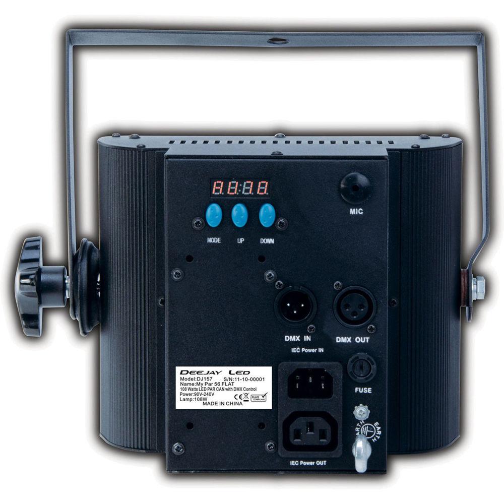 DeeJay LED 108W LED Par Can Fixture with DMX Control