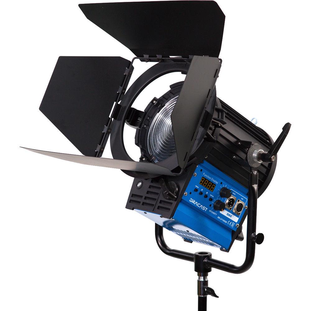 Dracast LED1400 Fresnel Daylight LED 3-Light Kit