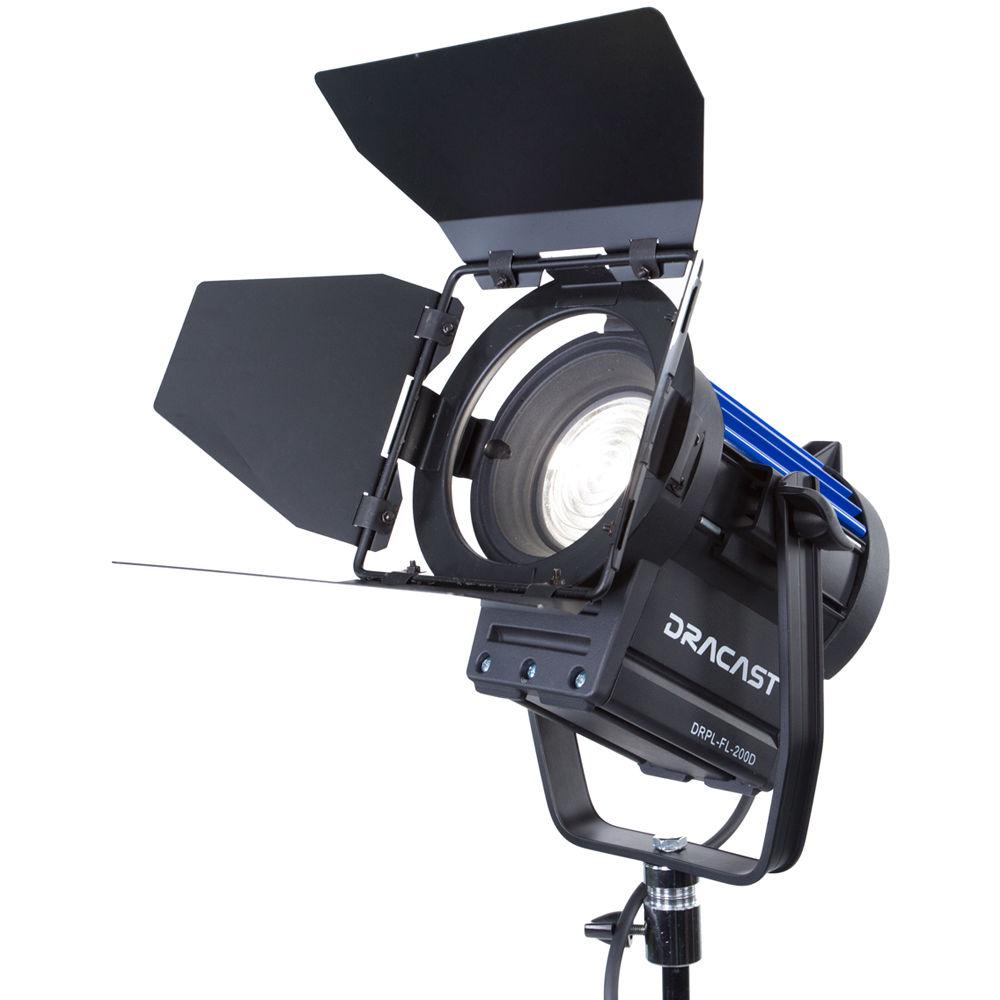 Dracast LED1400 Fresnel Daylight LED 3-Light Kit