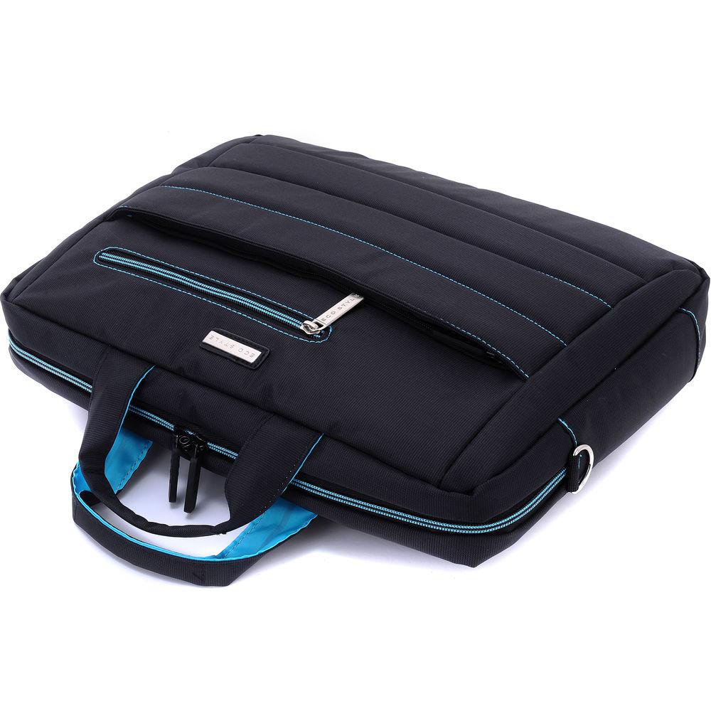 ECO STYLE Tech Savvy Slim TopLoad Case for 15.6" Laptop with iPad Tablet Pocket