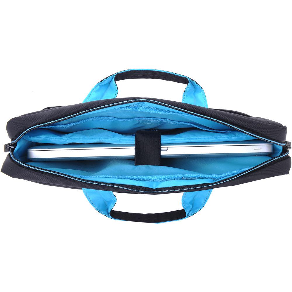 ECO STYLE Tech Savvy Slim TopLoad Case for 15.6" Laptop with iPad Tablet Pocket