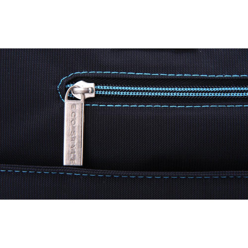 ECO STYLE Tech Savvy Slim TopLoad Case for 15.6" Laptop with iPad Tablet Pocket