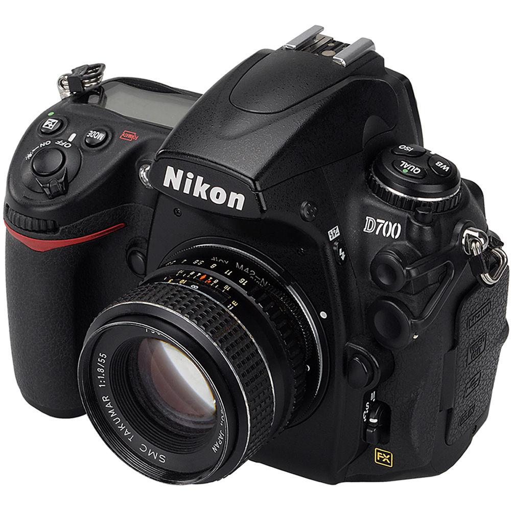 FotodioX Mount Adapter for M42 Type 2 Lens to Nikon F-Mount Camera