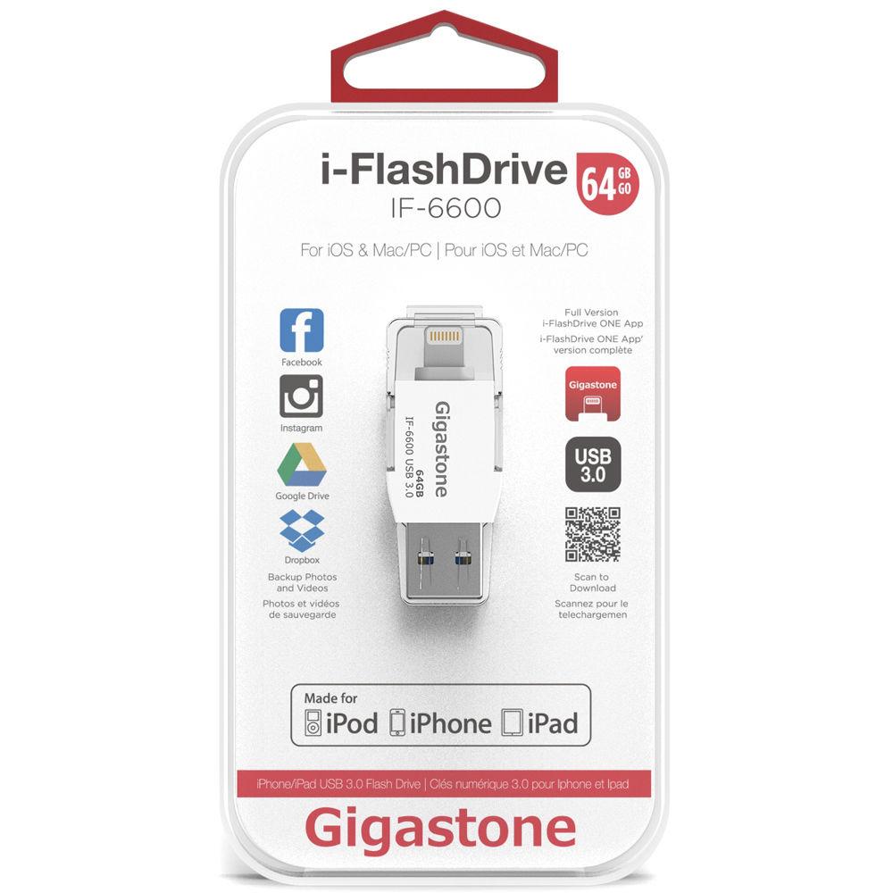 Gigastone 64GB IF-6600 i-Flash Drive