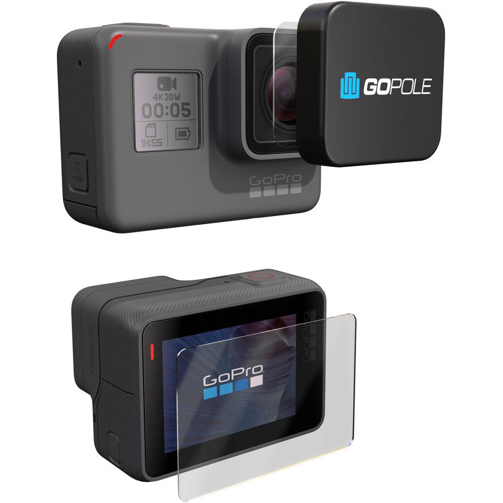 GoPole Lens LCD Protection Kit for GoPro HERO5 & HERO6 Black, GoPole, Lens, LCD, Protection, Kit, GoPro, HERO5, &, HERO6, Black