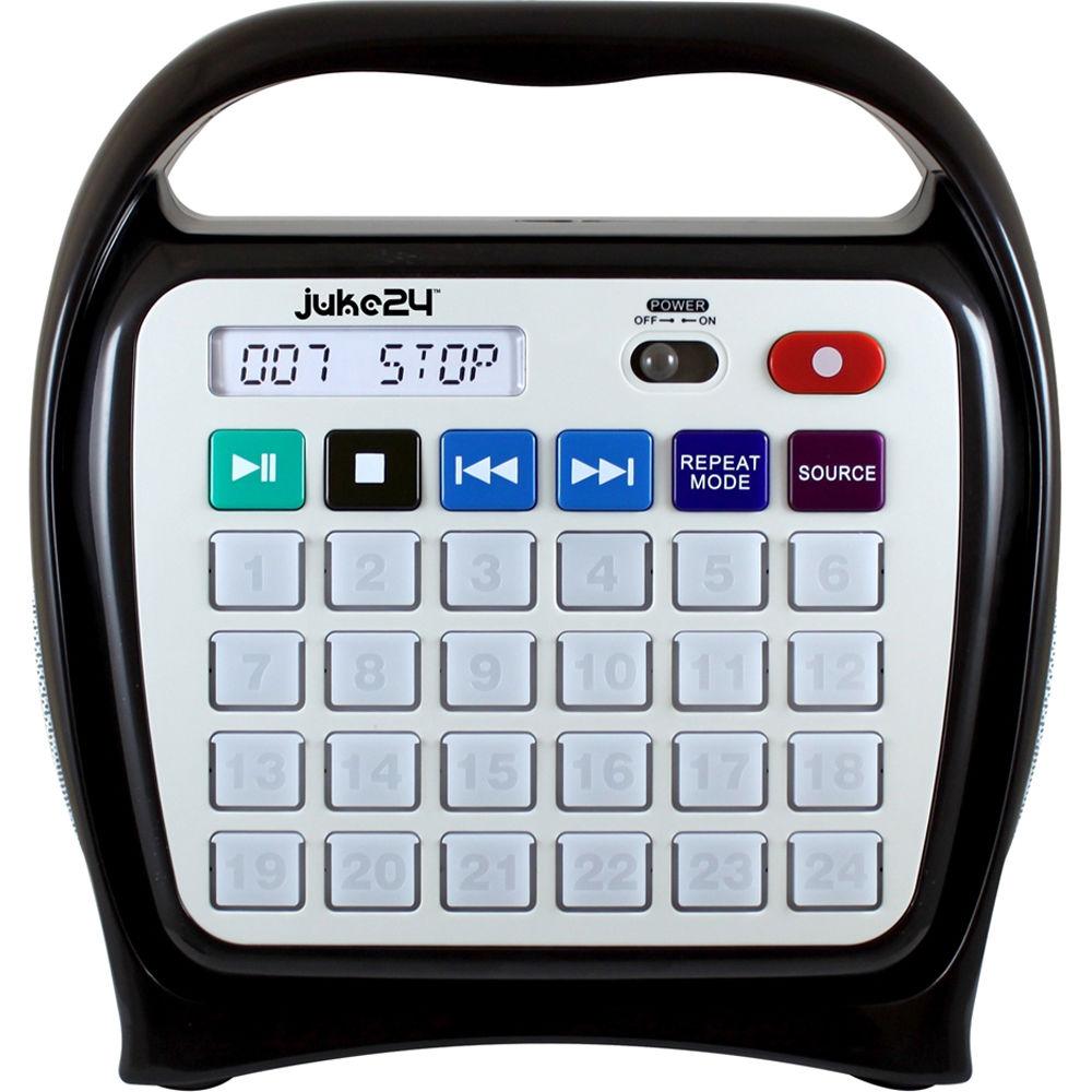 HamiltonBuhl Juke24 Portable Digital Jukebox with CD Player and Karaoke Function
