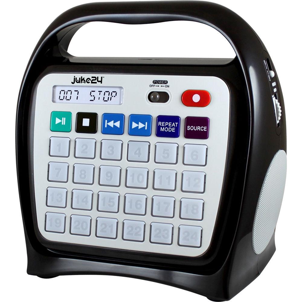 HamiltonBuhl Juke24 Portable Digital Jukebox with CD Player and Karaoke Function