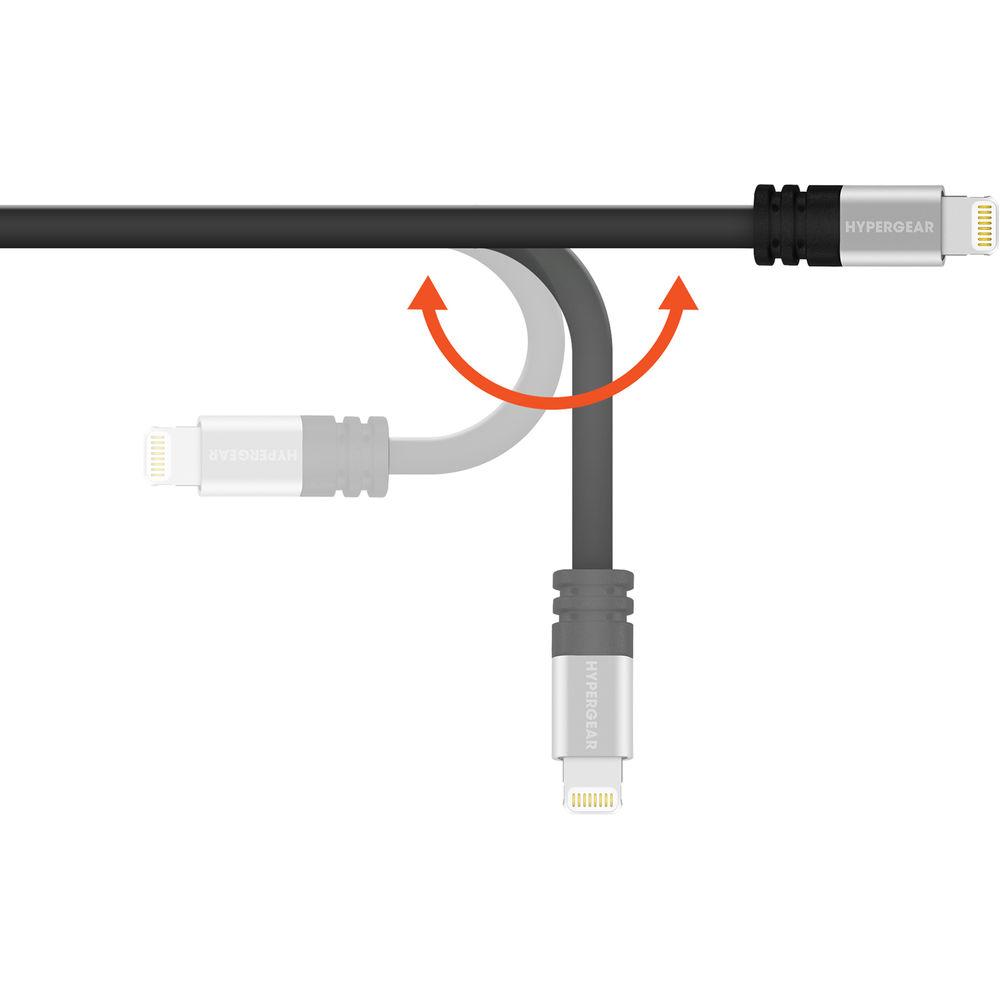HyperGear Flexi MFi Lightning Charge & Sync Flat USB Cable