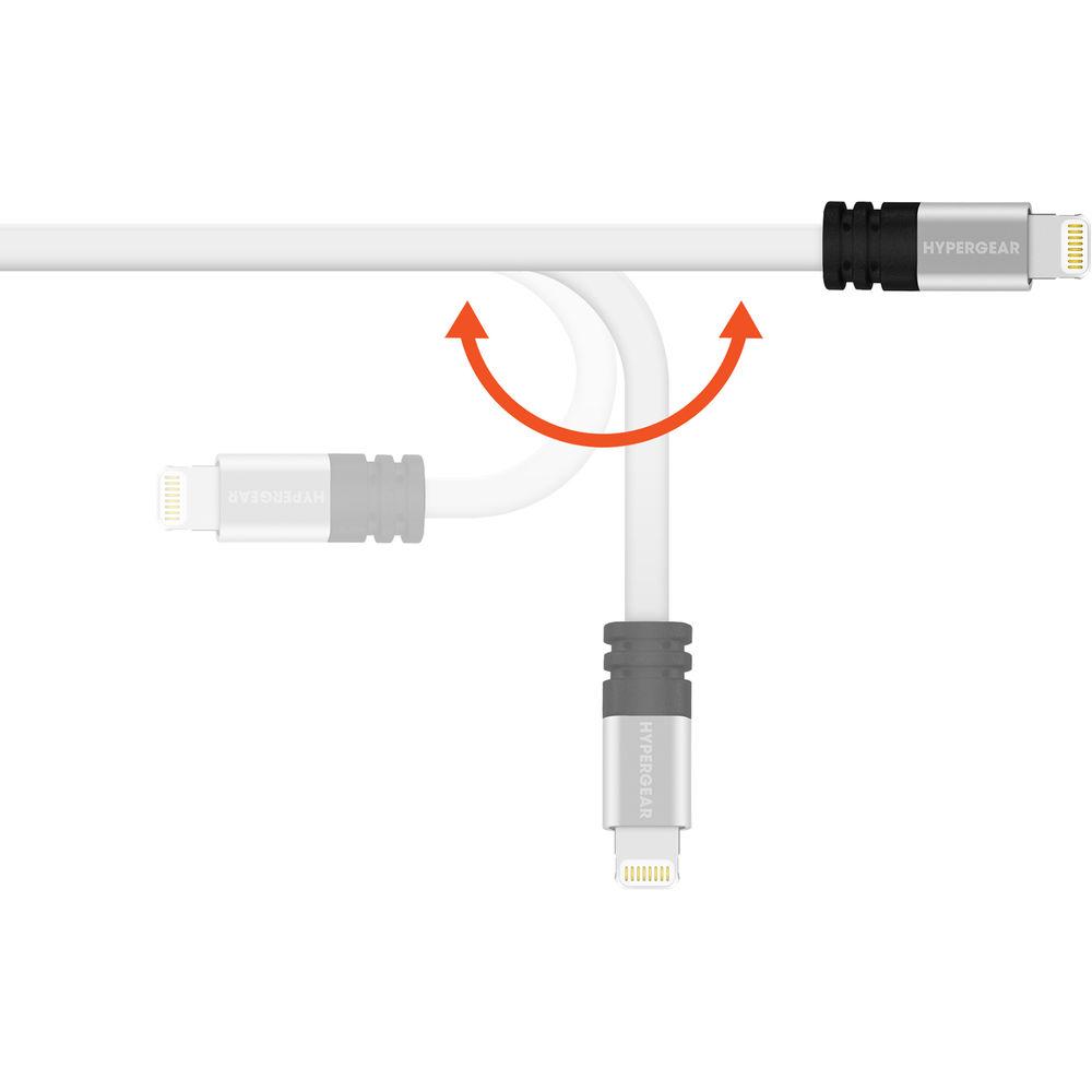 HyperGear Flexi MFi Lightning Charge & Sync Flat USB Cable