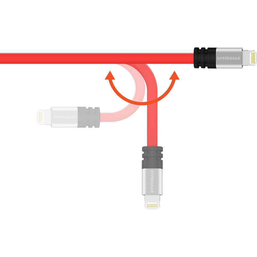 HyperGear Flexi MFi Lightning Charge & Sync Flat USB Cable