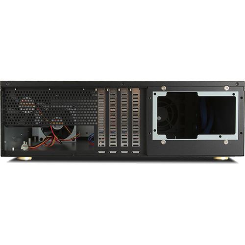 iStarUSA D-340HN-DT 3 RU Compact 4 x 3.5" Bay Trayless Hotswap microATX Desktop Chassis