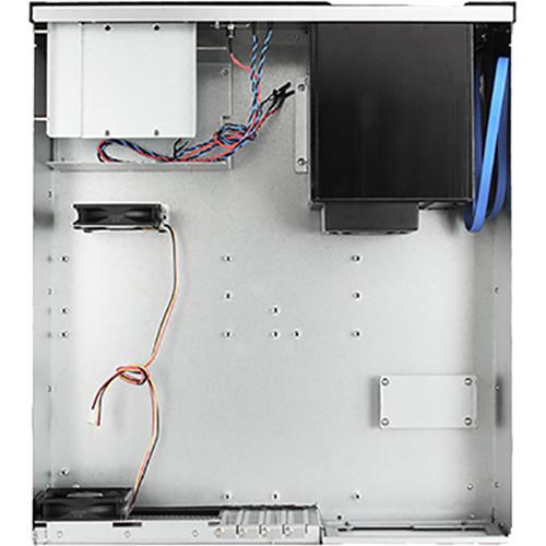 iStarUSA D-340HN-DT 3 RU Compact 4 x 3.5" Bay Trayless Hotswap microATX Desktop Chassis