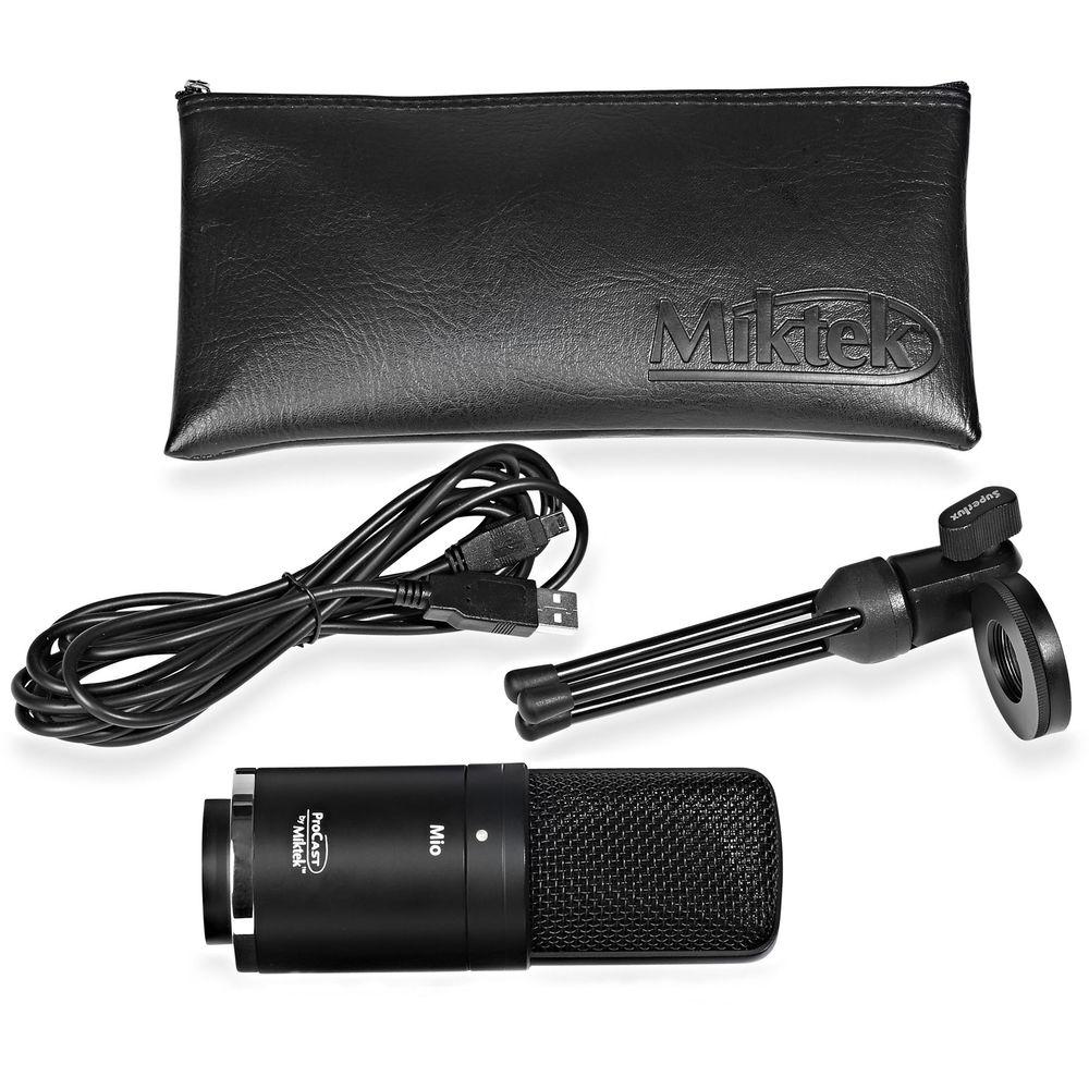 Miktek ProCast Mio - USB and XLR Studio Condenser Microphone, Miktek, ProCast, Mio, USB, XLR, Studio, Condenser, Microphone