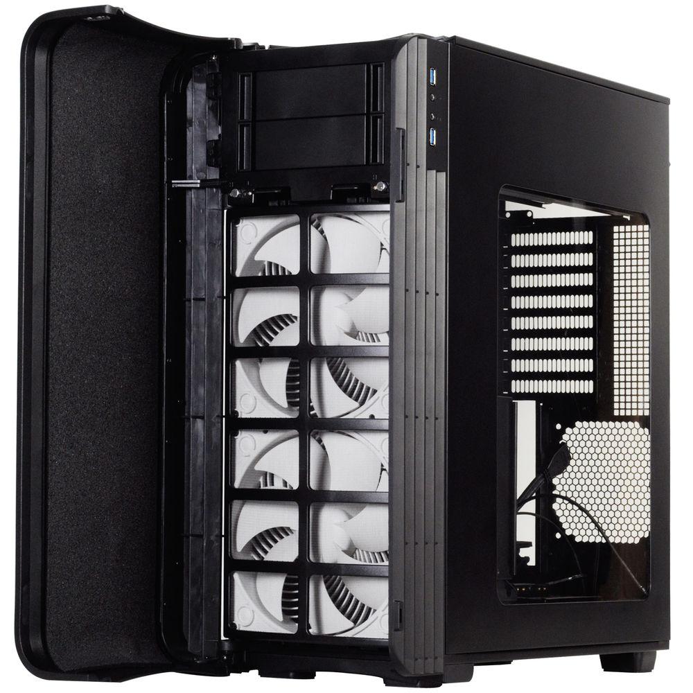 SilverStone FT04 Fortress Chassis with Window for Up to 11 Hard Drives, SilverStone, FT04, Fortress, Chassis, with, Window, Up, to, 11, Hard, Drives