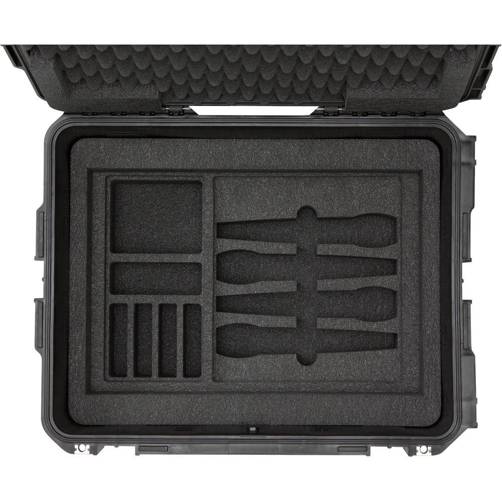 SKB iSeries Injection Molded for 4-Wireless with 2U Fly Rack with Wheels