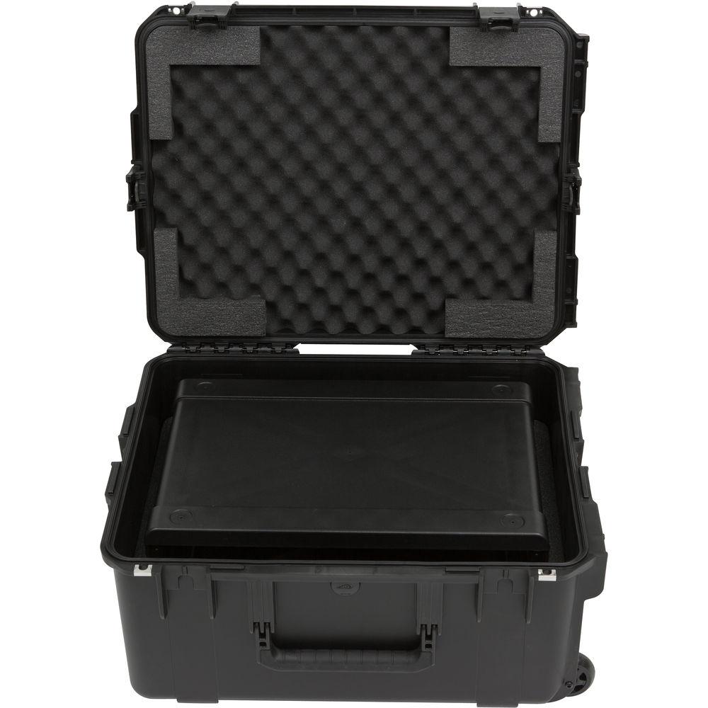 SKB iSeries Injection Molded for 4-Wireless with 2U Fly Rack with Wheels