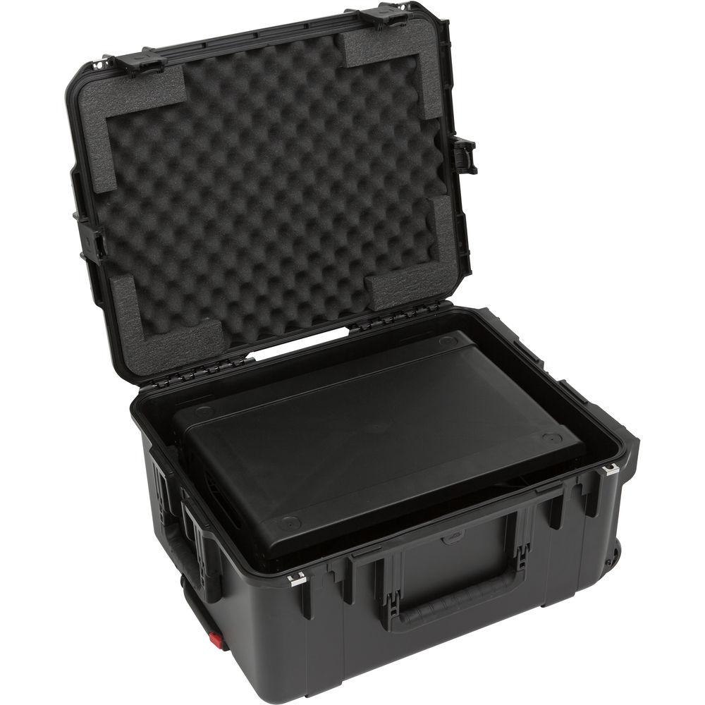 SKB iSeries Injection Molded for 4-Wireless with 2U Fly Rack with Wheels