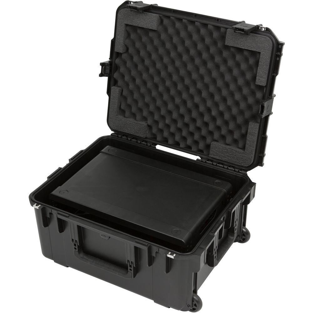 SKB iSeries Injection Molded for 4-Wireless with 2U Fly Rack with Wheels