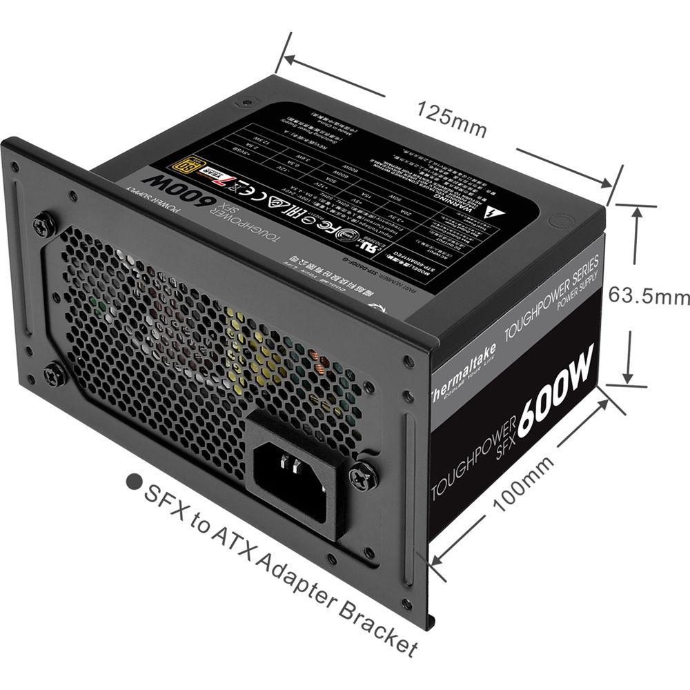 Thermaltake Toughpower SFX 600W 80 Plus Gold Modular Power Supply