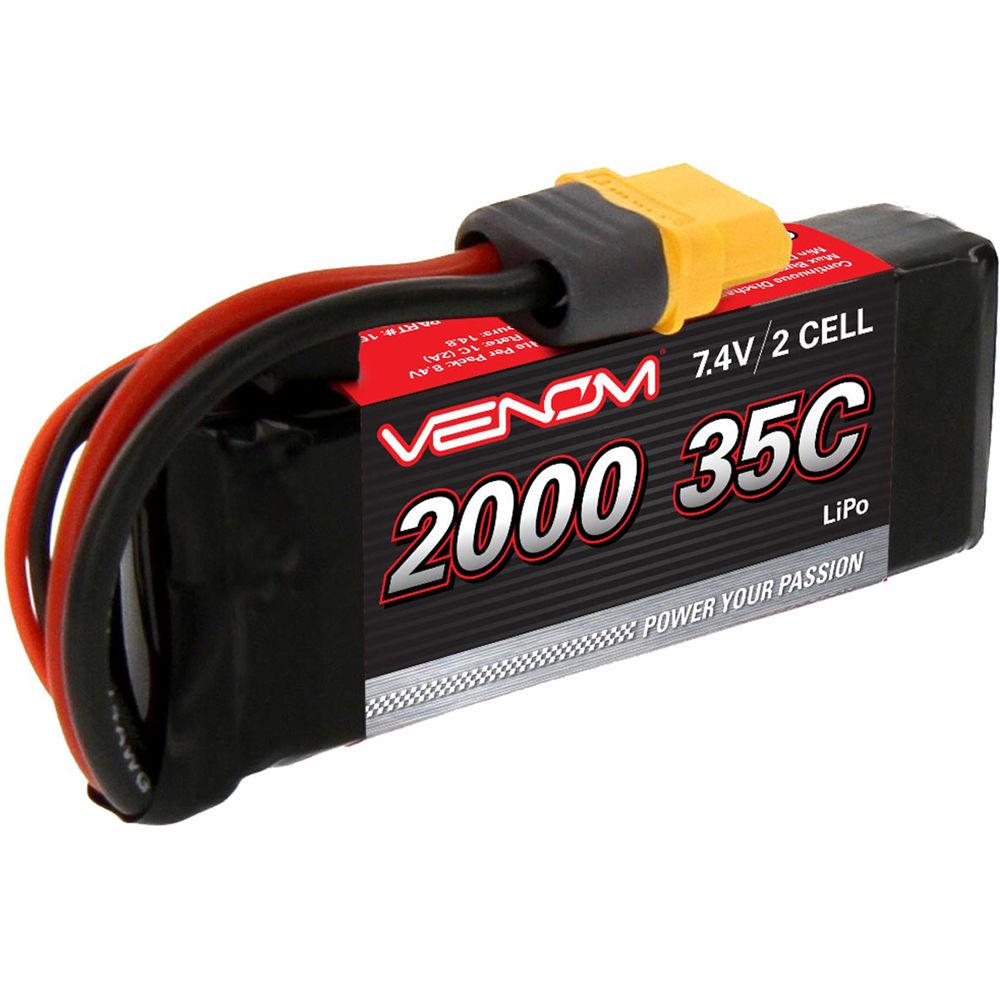 Venom Group Venom 35C 2S 2000mAh 7.4V Lipo Battery With Universal Plug