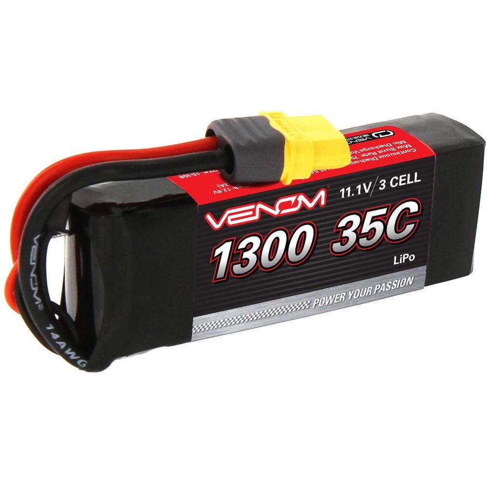 Venom Group Venom 35C 3S 1300mAh 11.1V Lipo Battery With Universal Plug