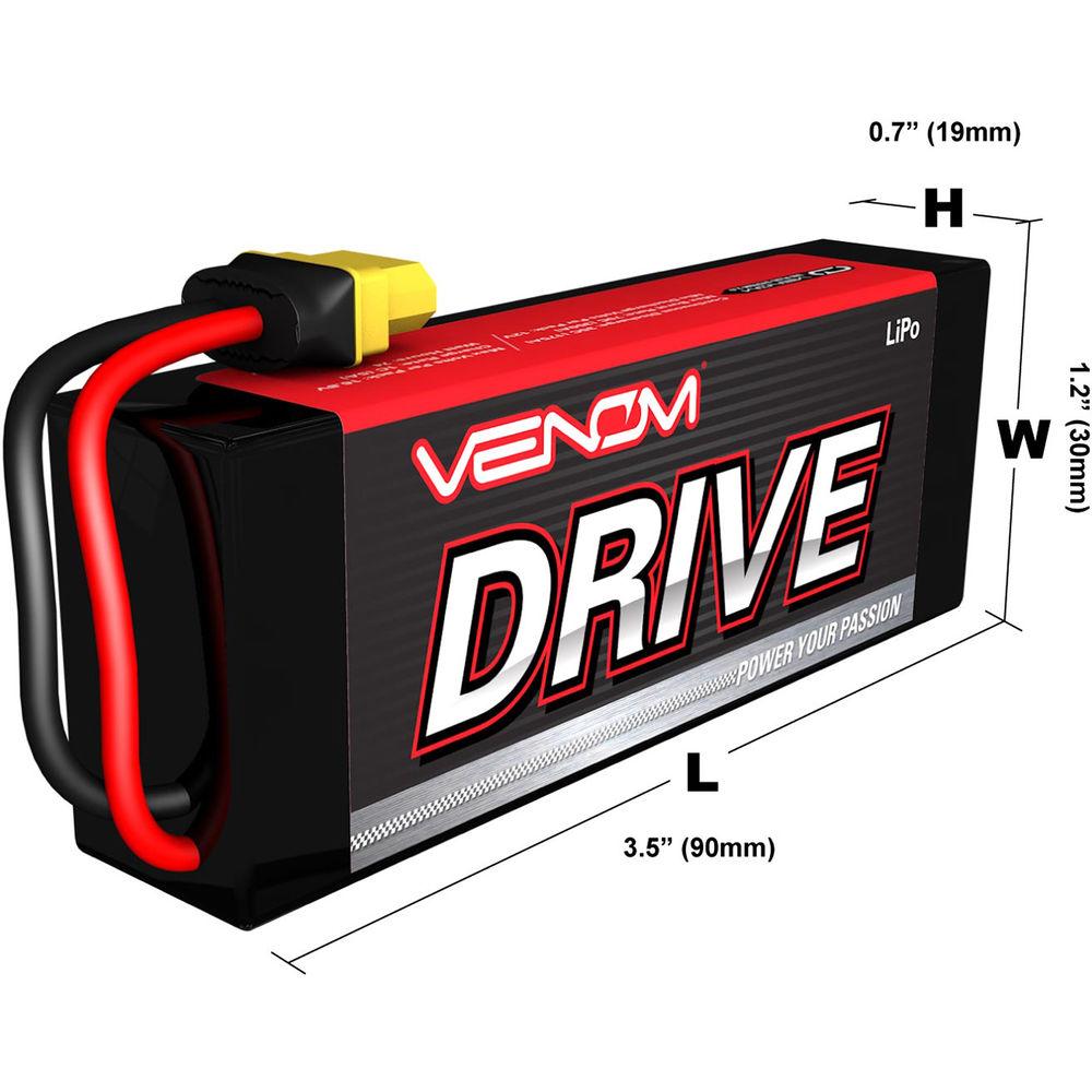 Venom Group Venom 35C 3S 1300mAh 11.1V Lipo Battery With Universal Plug