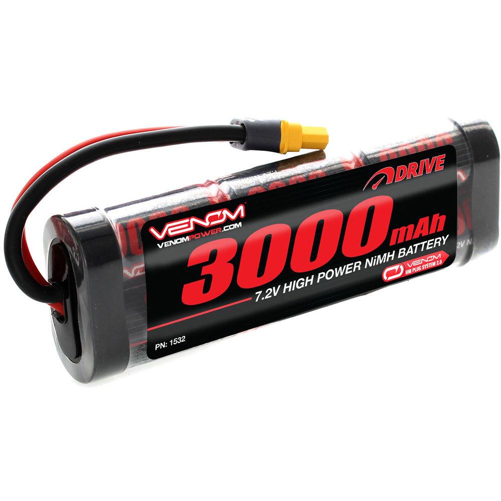 Venom Group Venom 7.2V 3000mAh 6 Cell NiMH Battery With Universal Plug System