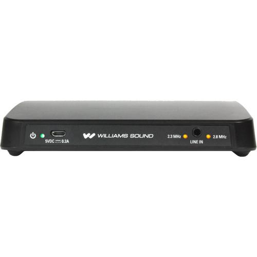 Williams Sound IR T1 Small-Area 2-Channel Infrared Transmitter, Less XX