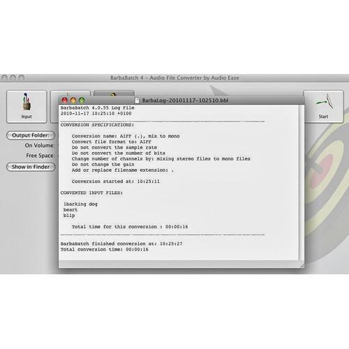 Audio Ease BarbaBatch V4 - Sound-File Conversion Software