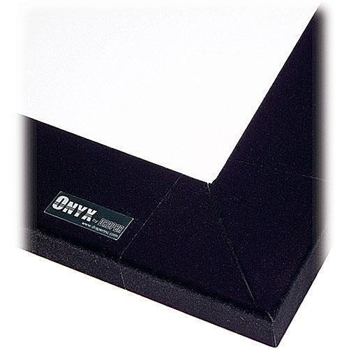 Draper 253748 Onyx Fixed Frame Front Projection Screen with Black Veltex Frame