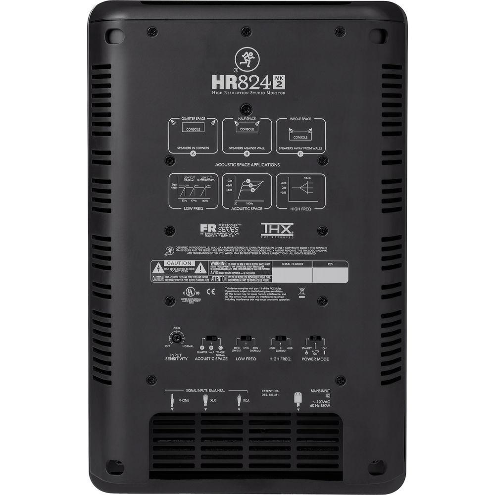 Mackie HR824mk2 - 250W 8.75" Two-Way Active Studio Monitor with THX pm3 Certification