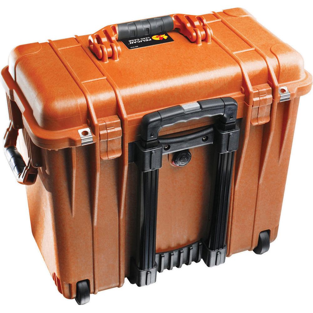 Pelican 1440 Wheeled Top Loader Case with Utility Padded Divider Set and Lid Organizer