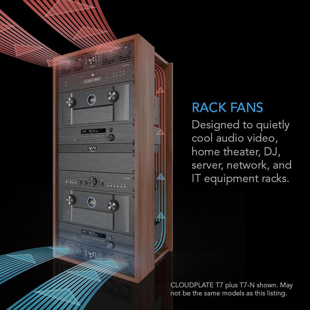 AC Infinity CLOUDPLATE T1 Quiet Rack Cooling Fan System, AC, Infinity, CLOUDPLATE, T1, Quiet, Rack, Cooling, Fan, System