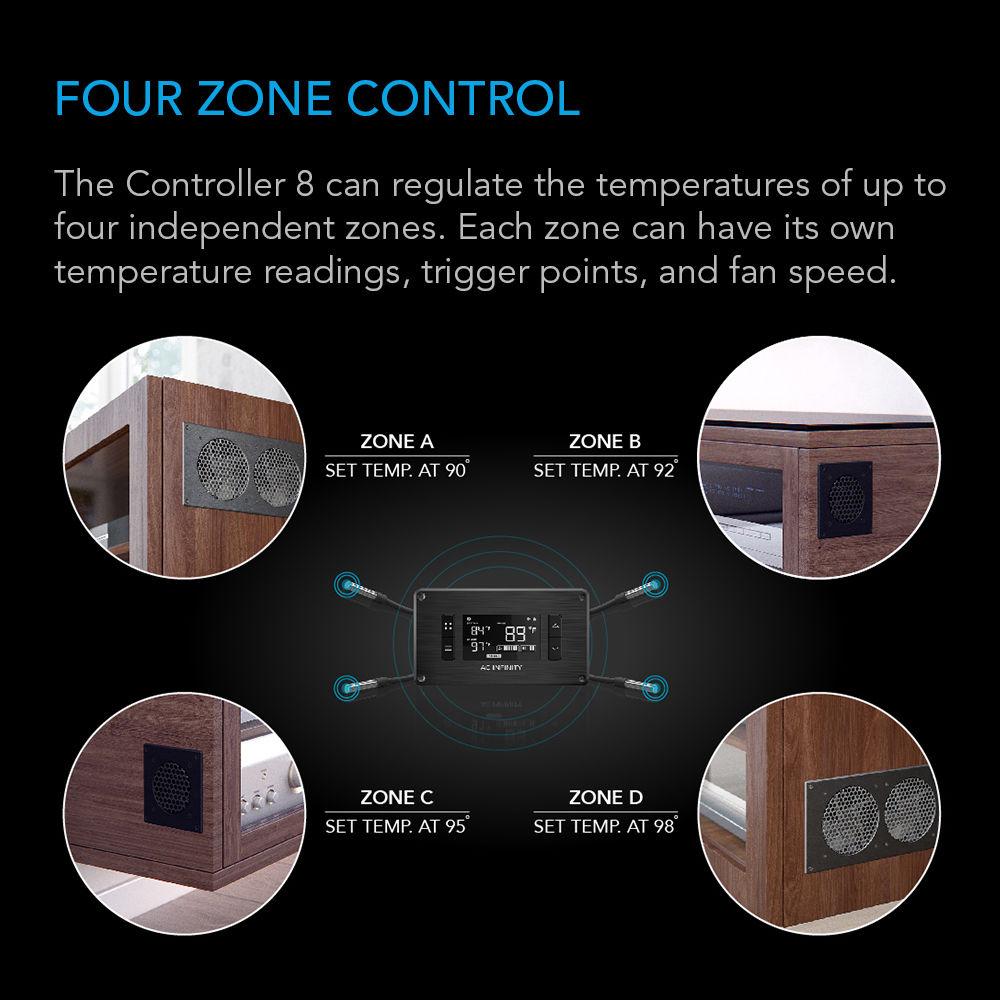 AC Infinity Controller 8 Intelligent Thermal Multi-Zone Fan Controller