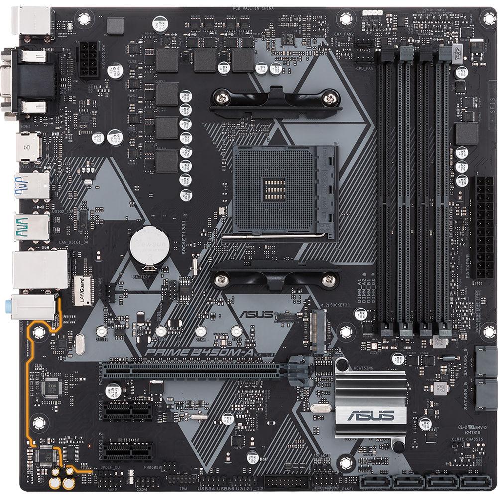 ASUS Prime B450M-A CSM AM4 Micro-ATX Motherboard