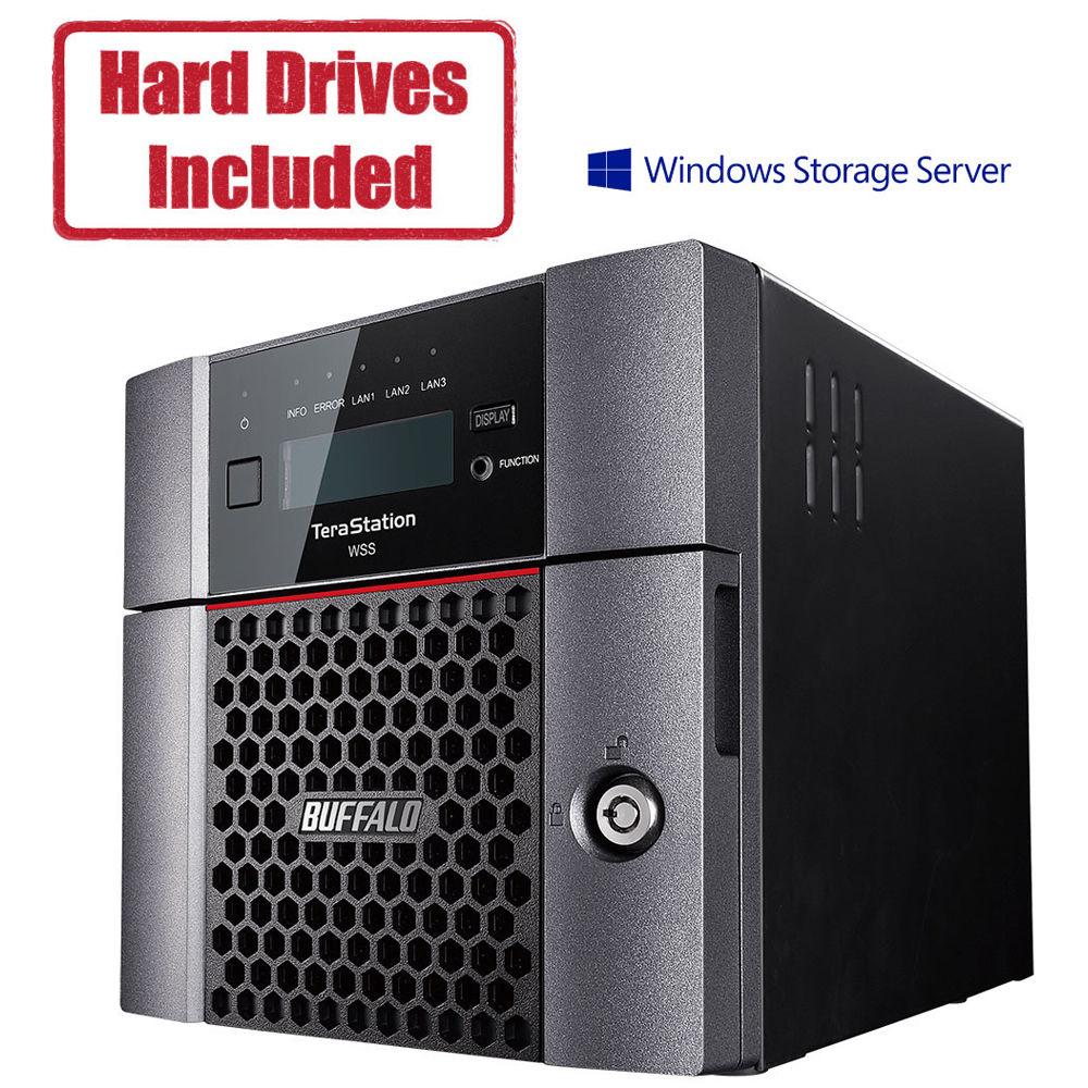 Buffalo TeraStation 4TB WS5020 4-Bay NAS Server, Buffalo, TeraStation, 4TB, WS5020, 4-Bay, NAS, Server