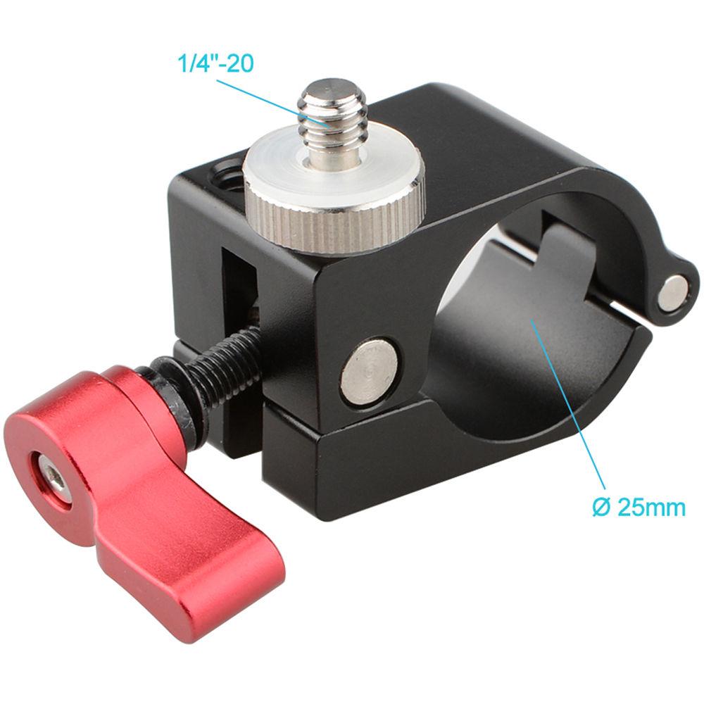 CAMVATE 25mm Rod Clamp with 1 4"-20 Screw for DJI Ronin-M, FREEFLY MōVI