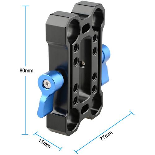 CAMVATE Height Riser Offset Railblock 15mm Rod Clamp