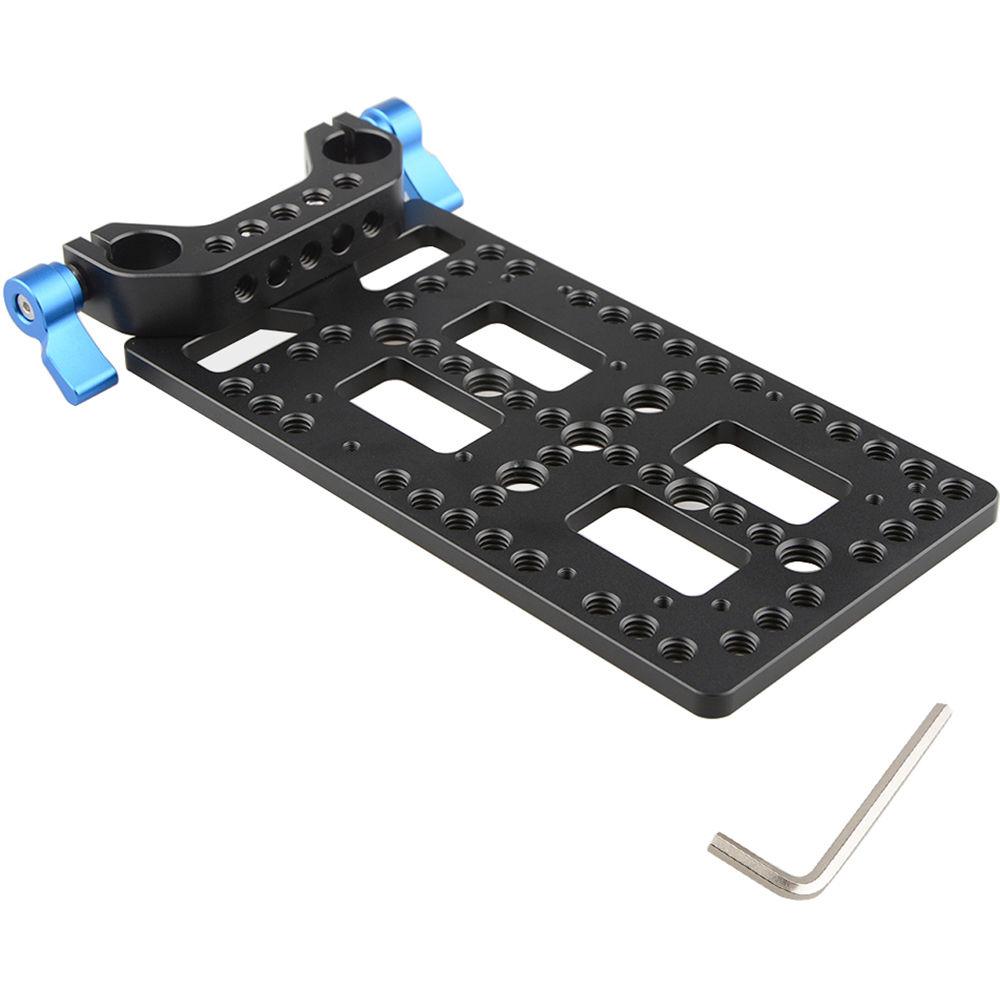 CAMVATE Multi-Purpose Mounting Cheese Plate with Railblock