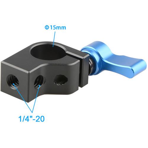 CAMVATE Single 15mm Rod Clamp with 1 4"-20 Threads