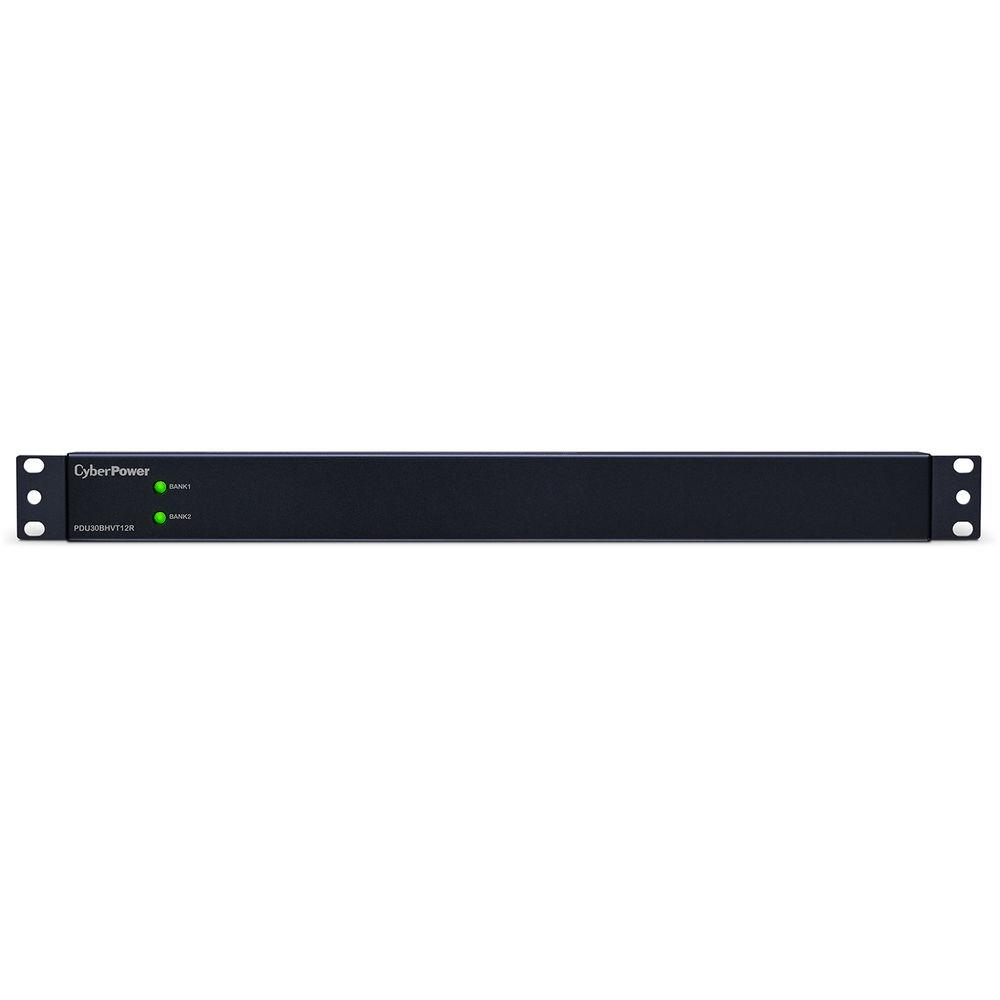 CyberPower PDU 24A 200-230V 50 60Hz Nema L6-30P Plug, 12 IEC-320 C13 1U 10