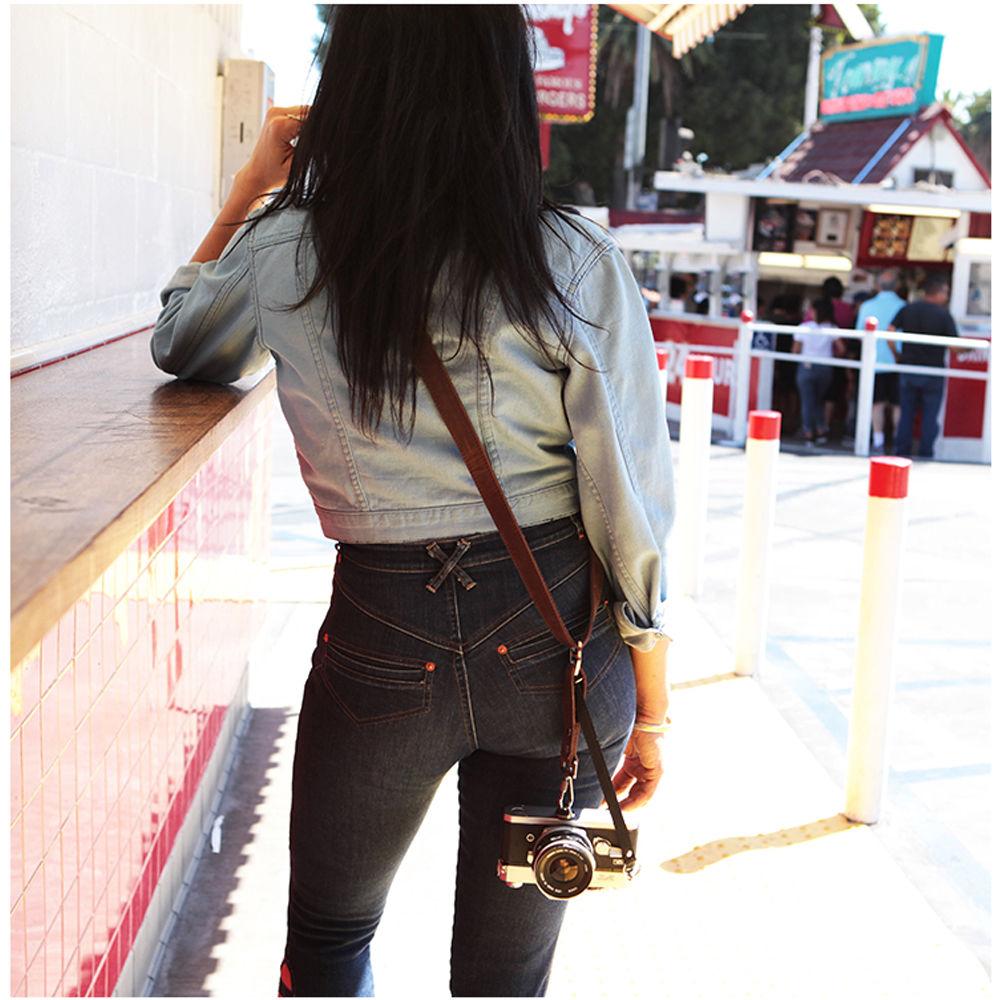 Heavy Leather NYC Slingshot Camera Strap
