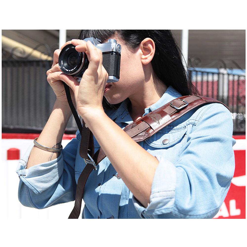 Heavy Leather NYC Slingshot Camera Strap