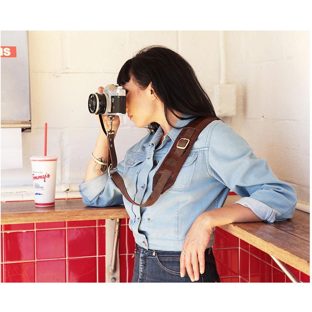 Heavy Leather NYC Slingshot Camera Strap