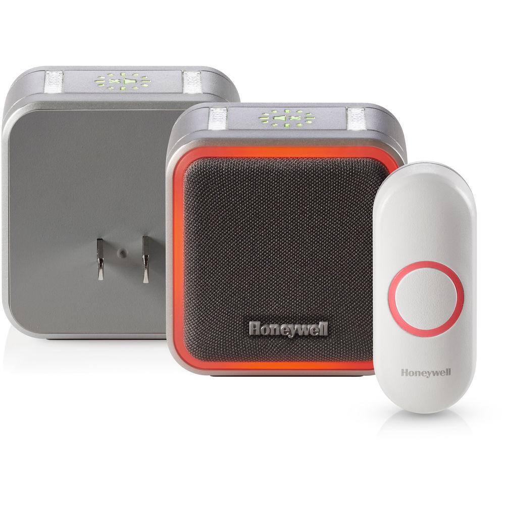 Honeywell Series 5 Plug-In Wireless Doorbell with Halo Light & Push Button