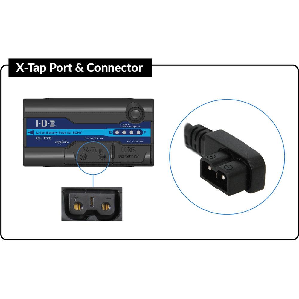 IDX System Technology LC-XT1 Single-Channel Portable X-Tap Charger