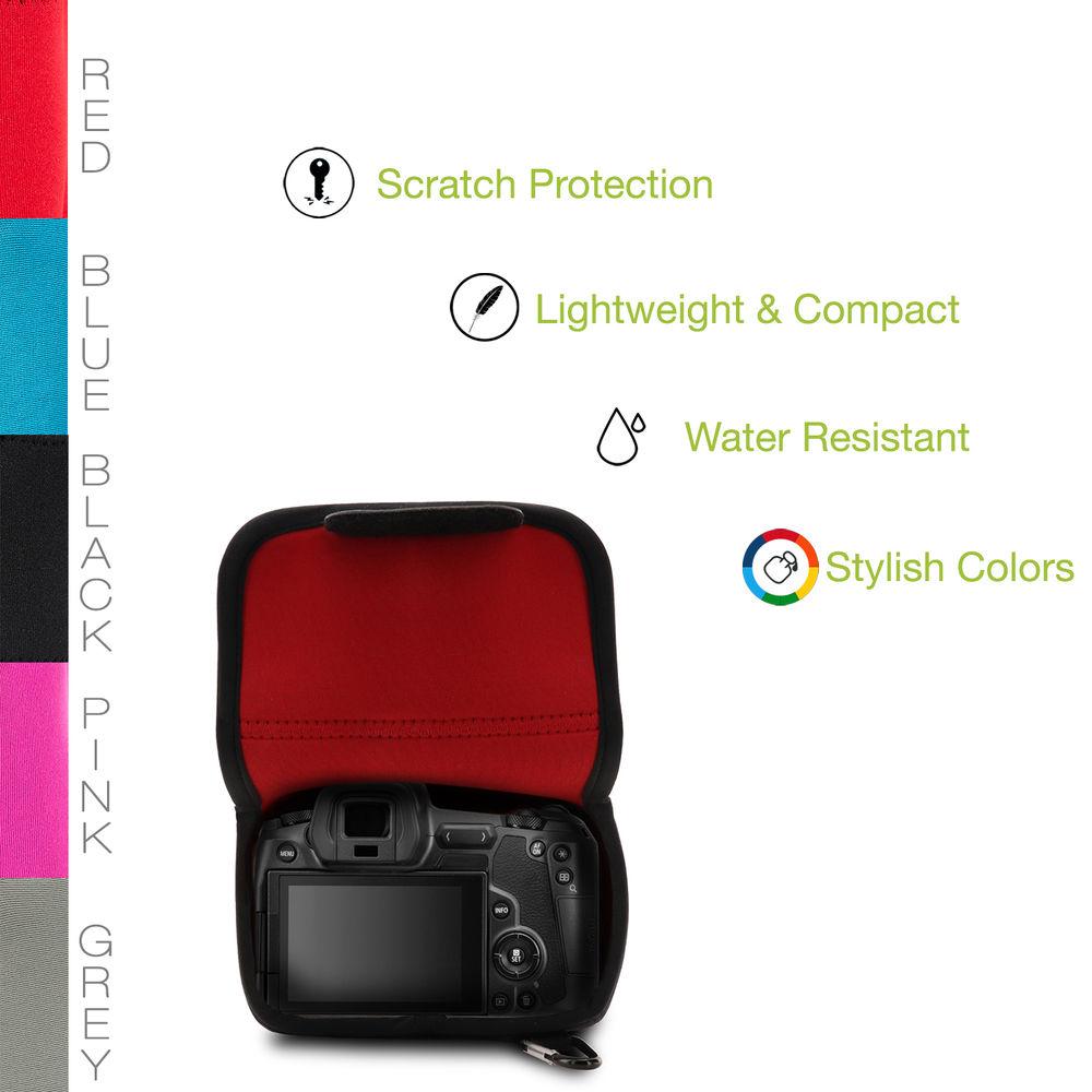 MegaGear Ultra-Light Neoprene Camera Case for Canon EOS R with 24-105mm Lens