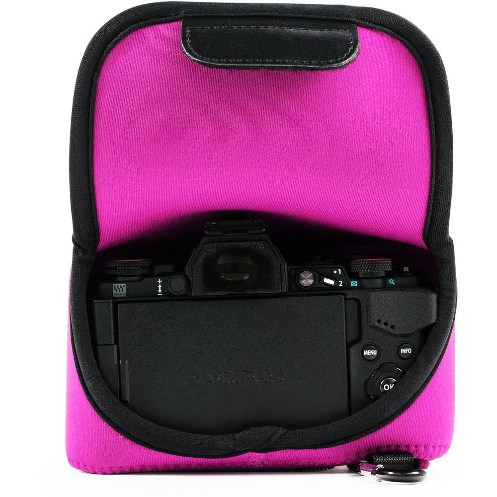 MegaGear Ultra-Light Neoprene Camera Case for Olympus OM-D E-M5 Mark II with Carabiner